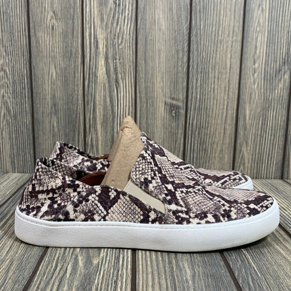 Steve Madden Women Fayna Snake Fabric Slip On Loafers Sneakers Casual Shoes Sz 9